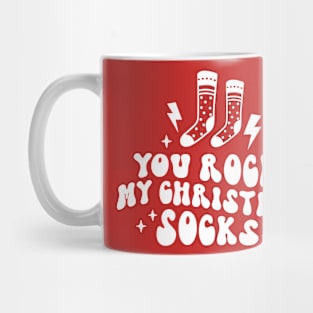 You Rock My Christmas Socks Mug
